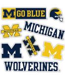 University of Michigan Sticker Wolverines UM U of M Stickers Vinyl Decals Laptop Water Bottle Car Scrapbook T2 (Type 2) - Buy Online on GoSupps.com