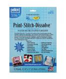 Pellon 2301S Print-Stitch-Dissolve Stabilizer for Embroidery - White - 8.5 x 11 - 12 Sheets - Buy Online on GoSupps.com