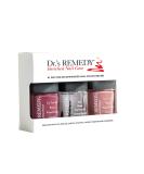 Dr.'s Remedy All Natural Nail Polish - Anniversary Kit - Organic Non-Toxic 3 Piece Nail Polish Set - Brave Berry  Resilient Rose  Total Two-in-One Glaze - Buy Online on GoSupps.com