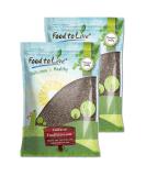 Non-GMO Black Chia Seeds 15lb - Sproutable, Vegan, Keto, Sirtfood, Kosher - Rich in Omega-3s, Fiber, Protein - Great for Pudding, Smoothie, Oatmeal - Bulk Pack - Buy Online on GoSupps.com