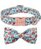 Unique Style Paws Flying Dog Collar - Comfortable Cotton XL Collar for Girls Dogs - Perfect for Thanksgiving Turkey Party - Adjustable 16-26in with Metal Buckle - Buy Online on GoSupps.com