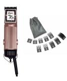 Buy Oster Limited Edition Classic 76 Hair Clipper with 2 Blades & 10-Piece Comb Set - Unisex Adult - Burgundy & Black - International Shipping Available - Buy Online on GoSupps.com
