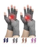 DRNAIETY 2 Pairs Compression Gloves Arthritis Gloves for Women & Men Carpal Tunnel Gloves Relieve Arthritis Pain Fingerless Design Breathable Moisture Wicking Fabric Comfortable Fit Gray-black S - Buy Online on GoSupps.com