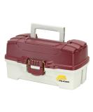 Plano One, Two, and Three Tray Tackle Box One-Tray Red Metallic/ Off White - Buy Online on GoSupps.com