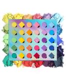 BEPHOLAN 30-Color Matte Shimmer Eyeshadow Palette - Highly Pigmented Waterproof Makeup for Cosmetic Eye Shadows (SPICE) - Buy Online on GoSupps.com