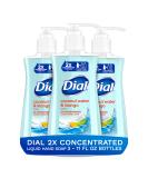 Dial 2X Concentrated Liquid Hand Soap Coconut Water & Mango 11 Fluid Ounces Pack of 3 - Buy Online on GoSupps.com