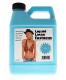 Ammonia-Free 32oz Teal Liquid Latex Body Paint by Liquid Latex Fashions - Buy Online on GoSupps.com
