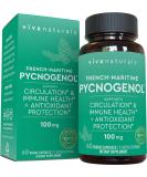 Pycnogenol 100mg from French Maritime Pine Bark Extract - Healthy Blood Circulation Supplements, Powerful Antioxidant Protection, Joint Support and Immune Support (60 Veggie Capsules) 60 Count (Pack of 1) - Buy Online on GoSupps.com