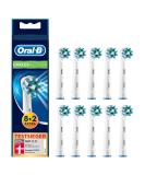 Oral-B CrossAction Brush Heads - 10 Pack (8+2 Bonus) | Letterbox Packaging for Easy Shipping - Buy Online on GoSupps.com