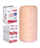 Dynarex Unna Boot Bandage 4 x 10 yds, 12 Pack - Customized Compression for Leg Ulcers with Calamine - Soft Cast, White - Individually Packaged - 1 Case - Buy Online on GoSupps.com