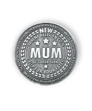 Premium Solid Brass New Parent Decision Coin | Funny Gift for New Moms and Dads | Mum's Turn, Dad's Turn | Antique Silver Flip Coin | Baby Shower Present - Buy Online on GoSupps.com