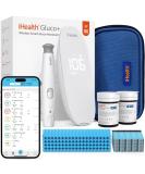 iHealth Gluco+ Wireless Smart Blood Glucose Monitor Kit | Portable Diabetes Testing with App 100 Strips & Lancets | Home Use BG5S100 - Buy Online on GoSupps.com