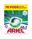 Ariel detergent all-in-1 pods universal 76 pods-76 washloads excellent stain removal even in cold water fresh fragrance fresh fragrance 76 pieces (1 Pack) - Buy Online on GoSupps.com