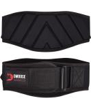 Dmoose Weight Lifting Belt - Self-Lock System for Men & Women | Fitness & Bodybuilding Belt - X-Large (110-119cm) - Ideal for Strength Training & CrossFit - Black - Buy Online on GoSupps.com