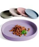 Buy Silicone NE & NO Food Bowl for Small Dogs & Puppies | Wide Travel Bowl for Dry & Wet Food | Purple Camping Water Bowl - Buy Online on GoSupps.com