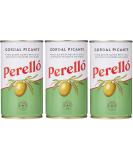 Perello Gordal Pitted Green Olives 3 x 350g - Buy Online on GoSupps.com