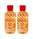 Buy Bath & Body Works Honeysuckle Peach Tea Shower Gel Duo Set - Full Size Aloe & Vitamin E for Soft Skin | International Shipping Available - Buy Online on GoSupps.com