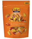 Setton Farms Buffalo Wing Flavored Dry Roasted No Shell Pistachios - 5 oz Resealable Bag | Non-GMO, Gluten Free, Vegan, Kosher - Buy Online on GoSupps.com