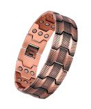 Jeracol 99.99% Solid Copper Magnetic Bracelet for Men | 3X Ultra Strength Magnets | 3500 Gauss | Anniversary Gift | Adjustable Size | Jewelry Box Included - Buy Online on GoSupps.com