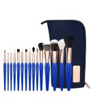 Buy Bdellium Tools Professional Makeup Brush Set - 15pc Golden Triangle with Stand-Up Pouch for Flawless Makeup Application | International Shipping Available - Buy Online on GoSupps.com