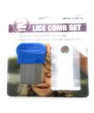 2 Piece Plastic Lice & Nits Comb Set with Magnifier - Ideal for Children, Adults, Elderly - Buy Online on GoSupps.com