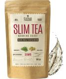 Morning Energy Booster: Slim Tea with Moringa, Mate, Ginger & More - 100g - Buy Online on GoSupps.com