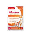 Plackers Ortho Pick Flosser 24 Count - Dental Floss Picks for Braces - Orthodontic Flossing Tool - Buy Online on GoSupps.com
