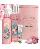 Un Air d'Antan Spa Gift Basket for Women - 3-Piece French Bath Body Set | Hand Cream Shower Gel & Body Lotion | Perfect Birthday Gift for Wife - Buy Online on GoSupps.com