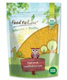 Organic Polenta 1.5 lbs - Non-GMO Yellow Corn Grits | Quick Cooking, Vegan & Kosher | Great for Hot Cereal & Porridge | Low Sodium | Made in USA - Buy Online on GoSupps.com