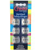 CREDO blades callus safety plane 6 pieces in blistPack 6 pieces (1 pack) - Buy Online on GoSupps.com