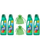 Ace Ultra for Colours Remove stains & odours Hygienic Cleaning 1L Fresh Perfume 4Pk + Gift For you Organza small bag - Buy Online on GoSupps.com
