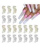WOKOTO 20pcs Gold & Silver Chinese Dragon Nail Charms: 3D Dragon Jewelry for Acrylic Nails - Nail Art Charms Kit - Buy Online on GoSupps.com