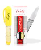 Sewphee Washable Fabric Markers 2-Pack Yellow & White for Sewing - Tailors Chalk Marker Set for Detailed Markup - Sewing Supplies & Accessories - Buy Online on GoSupps.com