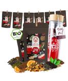 Buy Organic Tea Advent Calendar 2023 | Fair Trade & Inclusive | 24x10g Loose Tea & Travel Bottle | Perfect Gift for Tea Lovers - Buy Online on GoSupps.com