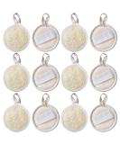 Natural Loofah Face Exfoliating Scrubber - 12 Pcs Organic Shower Pads for Smooth Glowing Skin - Men's & Women's Facial Cleansing Massage Brush - Buy Online on GoSupps.com