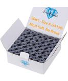 Simthread 144pcs Black 90wt Prewound Bobbins Thread Size A Class 15 for Brother Babylock Embroidery Sewing Machine - Black - Buy Online on GoSupps.com