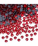 SS10 Red Hotfix Rhinestones Crystal Glass Bulk - 2.8mm Round (4320pcs) for DIY Clothes, Shoes, Gifts - Red Glitter Decoration - Buy Online on GoSupps.com