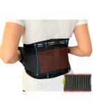 Back Brace Support Belt for Pain Relief | Adjustable Lumbar Support for Sciatica Scoliosis & Herniated Disc - Removable Microwavable Heat Pad (Medium - Buy Online on GoSupps.com