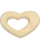 Handcrafted Heart Shaped Maple Teether - USA Made | Eco-Friendly Baby Toy - Buy Online on GoSupps.com