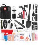 Survival Kit and First Aid kit  160 Pcs Emergency Supplies Camping Accessories with Upgraded Molle Bag  Including Hatchet Shovel Pliers Lantern  Gifts for Men Outdoor Adventure Camping Hiking Hunting - Buy Online on GoSupps.com