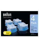 Braun CCR3 Clean & Renew Electric Shaver Refill Cartridges - Pack of 4 4 count (Pack of 1) - Buy Online on GoSupps.com