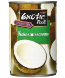 Exotic Food Coconut Cream - 400ml | Rich 22% Fat Content | Premium Quality for Cooking & Baking - Buy Online on GoSupps.com
