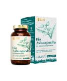 Bio Ashwagandha - 180 capsules highly dose / 1800 mg high quality & pure Ashwagandha per daily dose / Indian sleepberry / vegan certified & sustainable in the glass - Buy Online on GoSupps.com