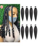 XTREND 16 Inch Natural Black EZ Braids 8Packs Pre-Stretched Easy Braiding Hair Extensions for Box Braids Hair Hot Water Setting Synthetic Fiber Hair Extensions 1B# 16 Inch (Pack of 8) 1B# - Buy Online on GoSupps.com