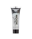 Iridescent White Glitter Gel by Moon Glitter - 12ml - Cosmetic Festival Face Paint for Body, Hair, Nails - Buy Online on GoSupps.com