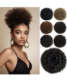 YAMEL Afro Puff Drawstring Ponytail Large Bun Extension - Dark Natural Brown Synthetic Updo Hair Piece for Black Women - Buy Online on GoSupps.com