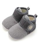 JIASUQI Baby Booties - Toddler Winter Boots & Slippers for Infant 12-18 Months - Grey - Buy Online on GoSupps.com