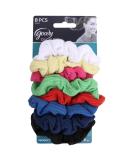 Goody - Ouchless Ribbed Hair Scrunchies/Wraps - 8 Pk  Assorted Colors Ribbed Light - Buy Online on GoSupps.com
