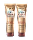 L'Oreal Paris EverCreme Sulfate Free Shampoo and Conditioner Kit for Dry Hair, Triple Action Hydration for Dry, Brittle or Color Treated Hair, with Apricot Oil, 8.5 Ounce, Set of 2 Shampoo & Conditioner set 2 Count (Pack o - Buy Online on GoSupps.com