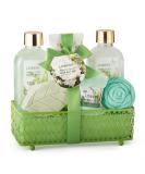 Home Spa Gift Basket - Magnolia & Tuberose Scent 7-Piece Bath & Body Set for Women & Men | Shower Gel Bubble Bath Bath Bomb & More - Perfect Gift - Buy Online on GoSupps.com